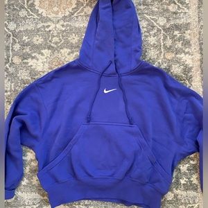 Vibrant Blue Nike oversized hoodie